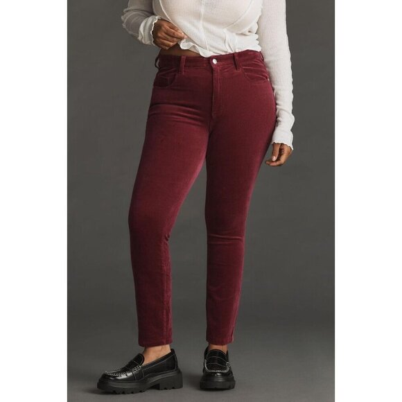Pilcro Skinny Corduroy High-Rise Jeans in Wine Size 20W - Picture 7 of 9